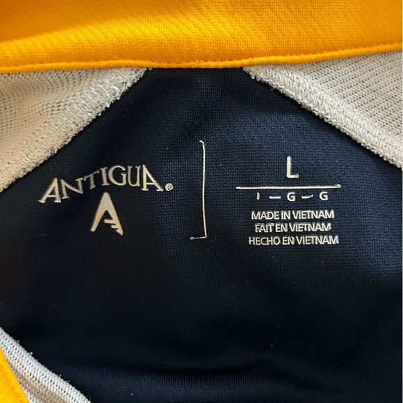 Antigua University of Michigan Wolverines Long Sleeve 1/4 Zip Pullover Sweater L - Picture 3 of 10